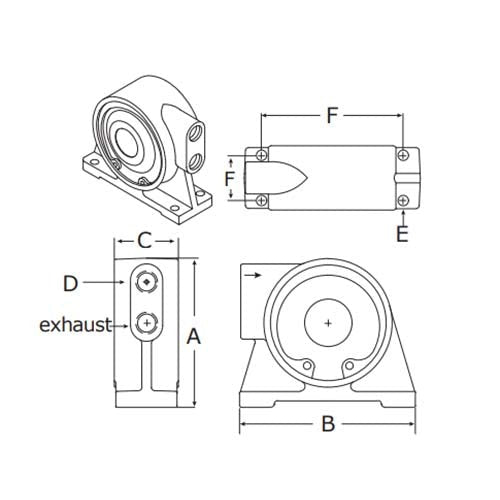 Pneumatic Ball Vibrating Unit – Global Manufacturing DS-41 - AIMS Industrial Supplies