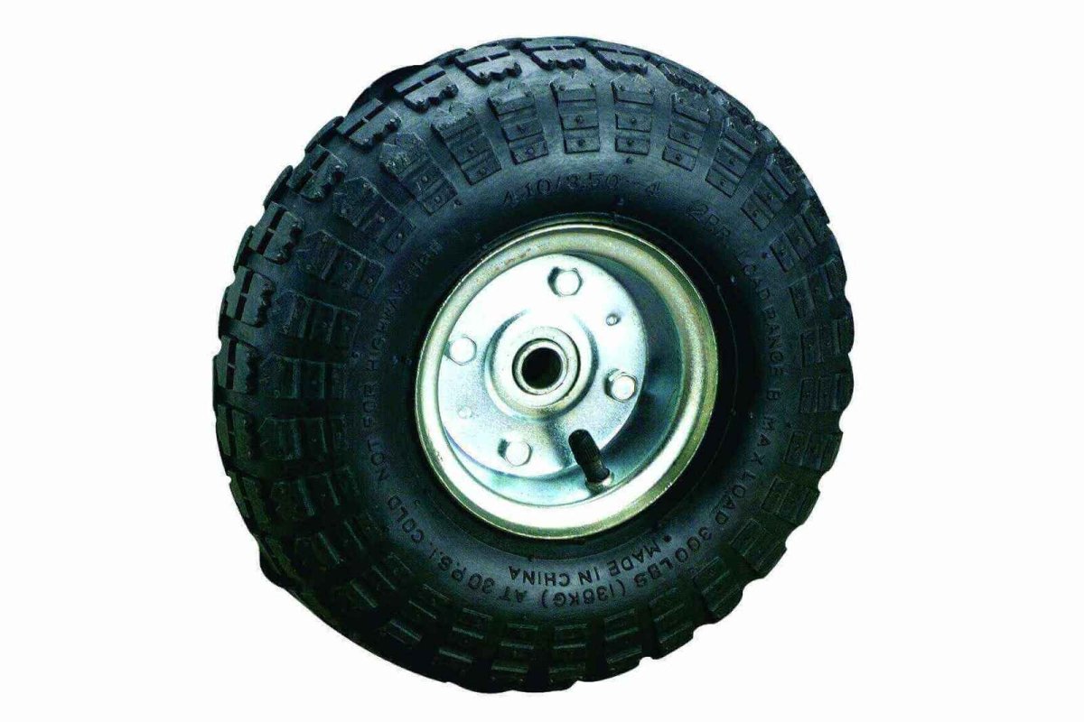 Pneumatic Wheel (Offset) - Steel Centre, Ball Bearing - AIMS Industrial Supplies