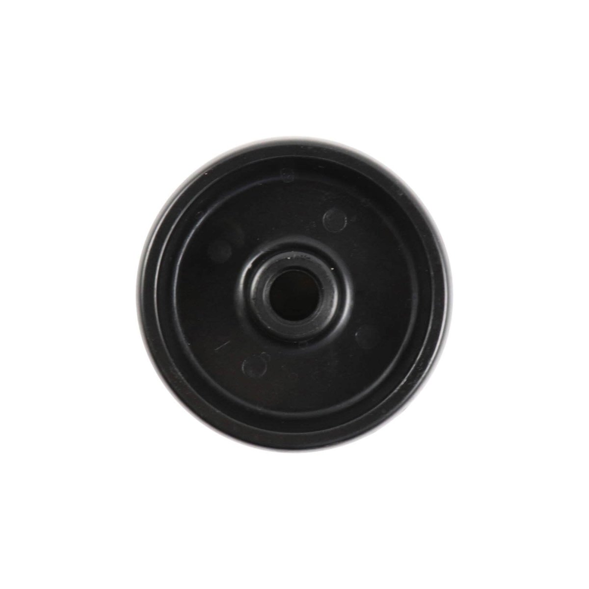 Polypropylene Wheel - Plain Bearing, Nylon Centre, Black - AIMS Industrial Supplies