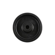 Polypropylene Wheel - Plain Bearing, Nylon Centre, Black - AIMS Industrial Supplies
