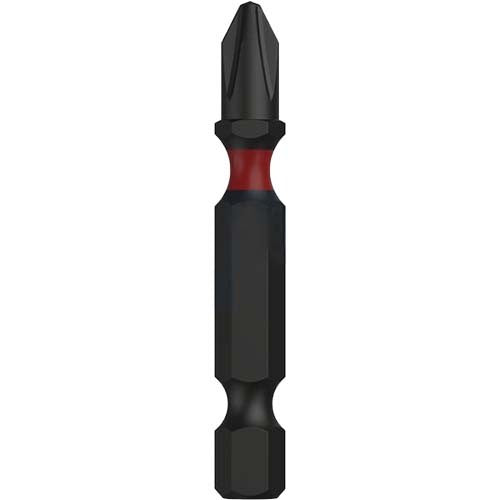 Power Phillips Impax Drive Bit 1/4" S2 Alloy Steel Black - AIMS Industrial Supplies