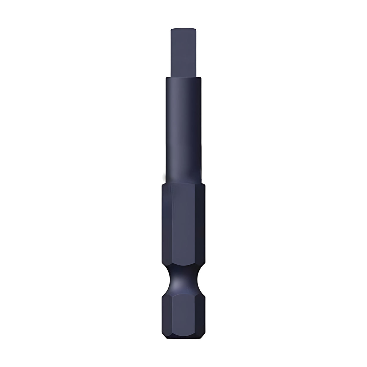 Hobson standard square power bit SQ1 to SQ3 x 50mm, dark blue-grey bit with square tip and hex shank