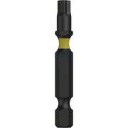 Power Torx Impax Drive Bit 1/4" S2 Alloy Steel Black - AIMS Industrial Supplies