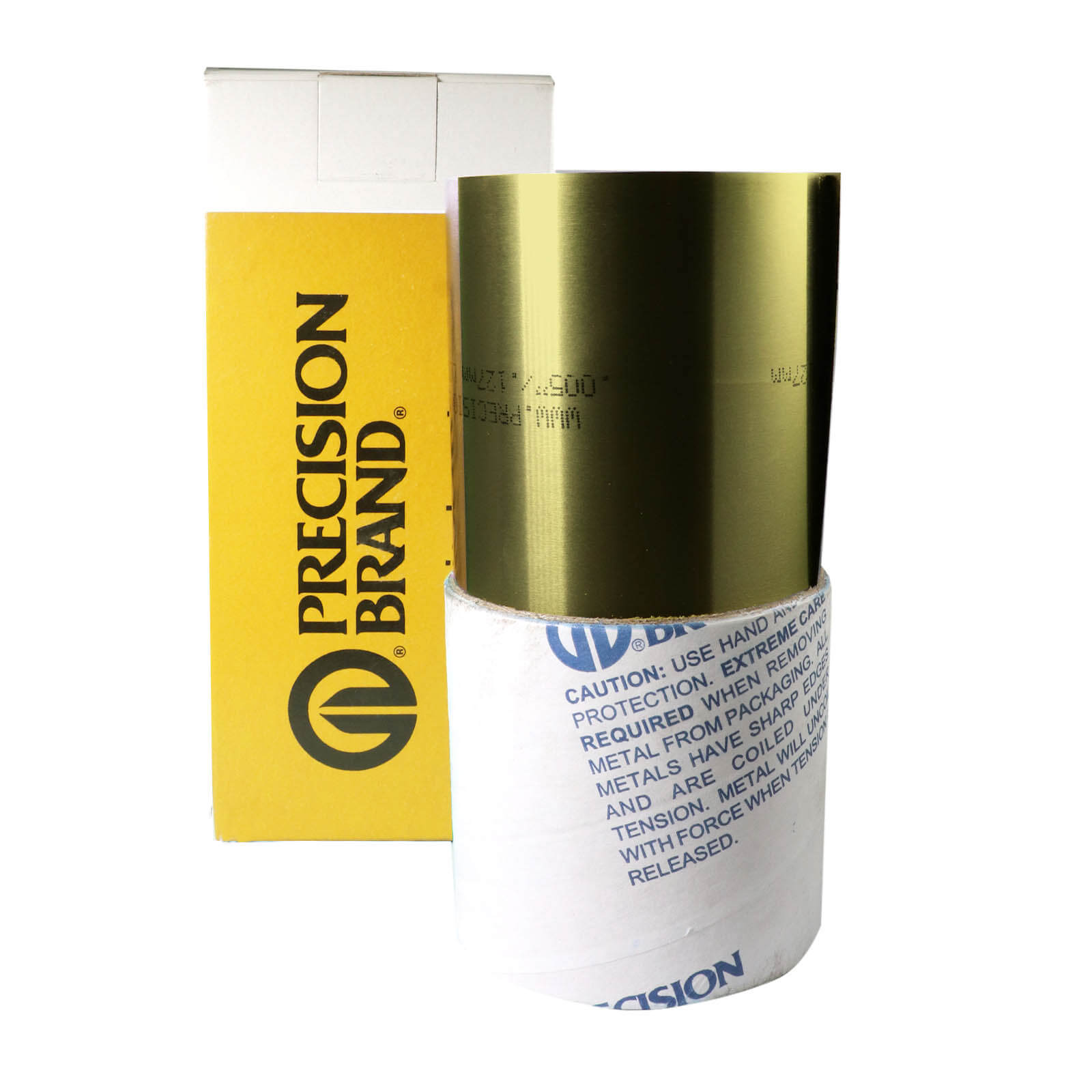 Precision Brand Brass Shim Stock Roll 12" x 120" x 0.002" (0.051mm)