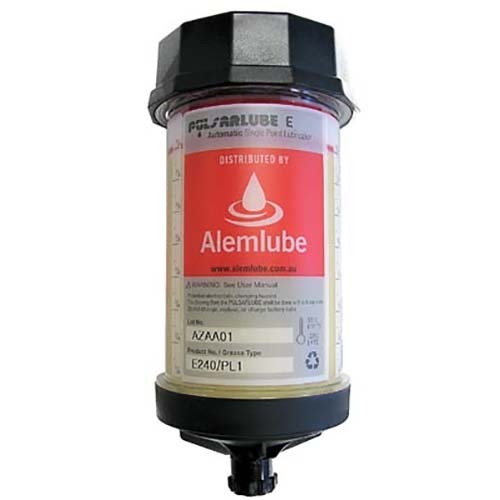 Pulsarlube Grease Lubricator E 240cc Empty E240/EMPTY