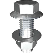 Purlin Hex Flange Bolt and Nut Class 4.6 UTS Zinc Plated - AIMS Industrial Supplies