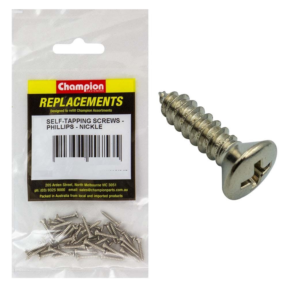 Raised Head Phillips Self Tapping Screw Assortment Refill - AIMS Industrial Supplies