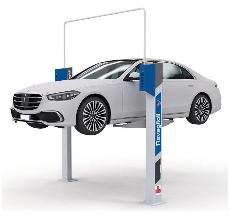 Ravaglioli KPX32 3.2T Baseless Screw 2 Post Electro - Mechanical Lift - AIMS Industrial Supplies