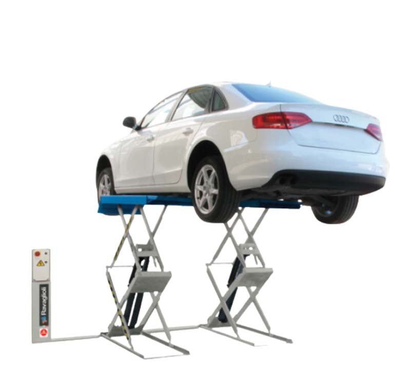 Ravaglioli RAV535 3.5T Low Profile Full Rise Scissor Lift - AIMS Industrial Supplies