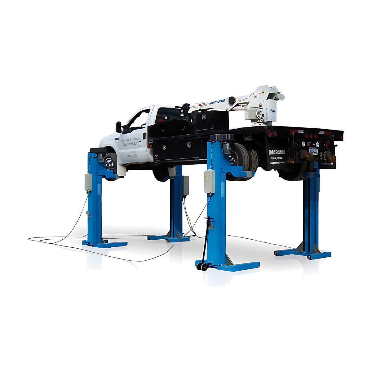 Ravaglioli Set of 4 x 7,500kg Wireless Mobile Column Lift - RAV307H.4WS - AF