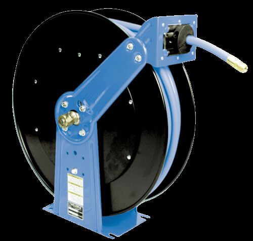 Recoila 1/2" x 31m Blue Steel Spring Rewind Reel (No Hose) 82000OLP106 - AIMS Industrial Supplies
