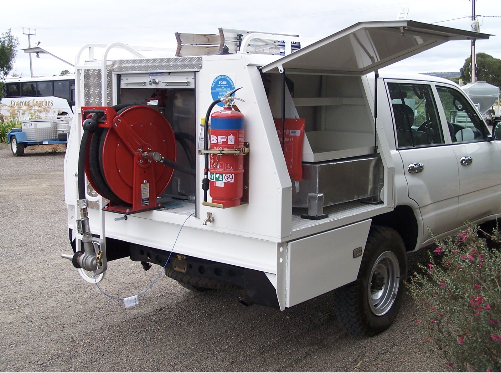 Recoila 1/2" x 31m Blue Steel Spring Rewind Reel (No Hose) 82000OLP1063