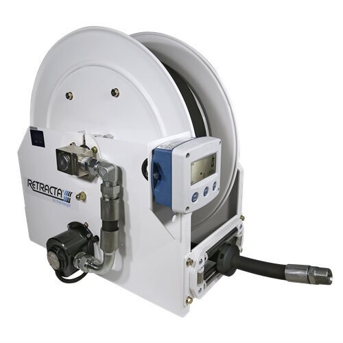 Retracta F-Series 1" x 15m Diesel Hose Reel Hose Metered FCXD2515-01 - AIMS Industrial Supplies