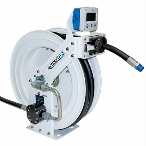 Retracta F-Series 3/4" x 15m Twin Pedestal Oil Reel Metered FHXO191501 - AIMS Industrial Supplies