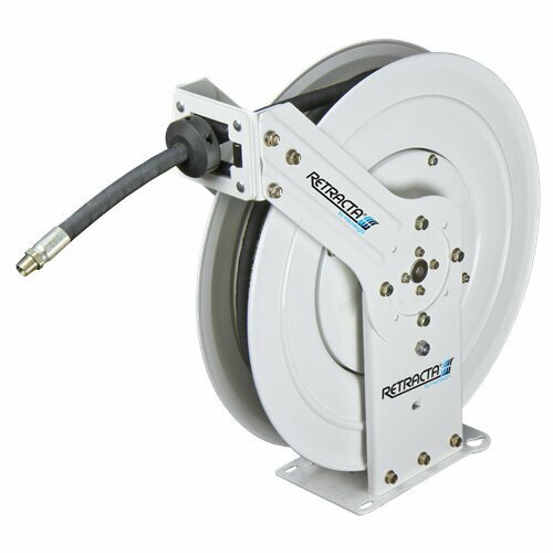Retracta F-Series 3/8" x 15m Twin Pedestal Grease Reel FHG0915-01 - AIMS Industrial Supplies