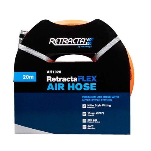 Retracta Flex Air Hose With Nitto Style Coupler - AIMS Industrial Supplies