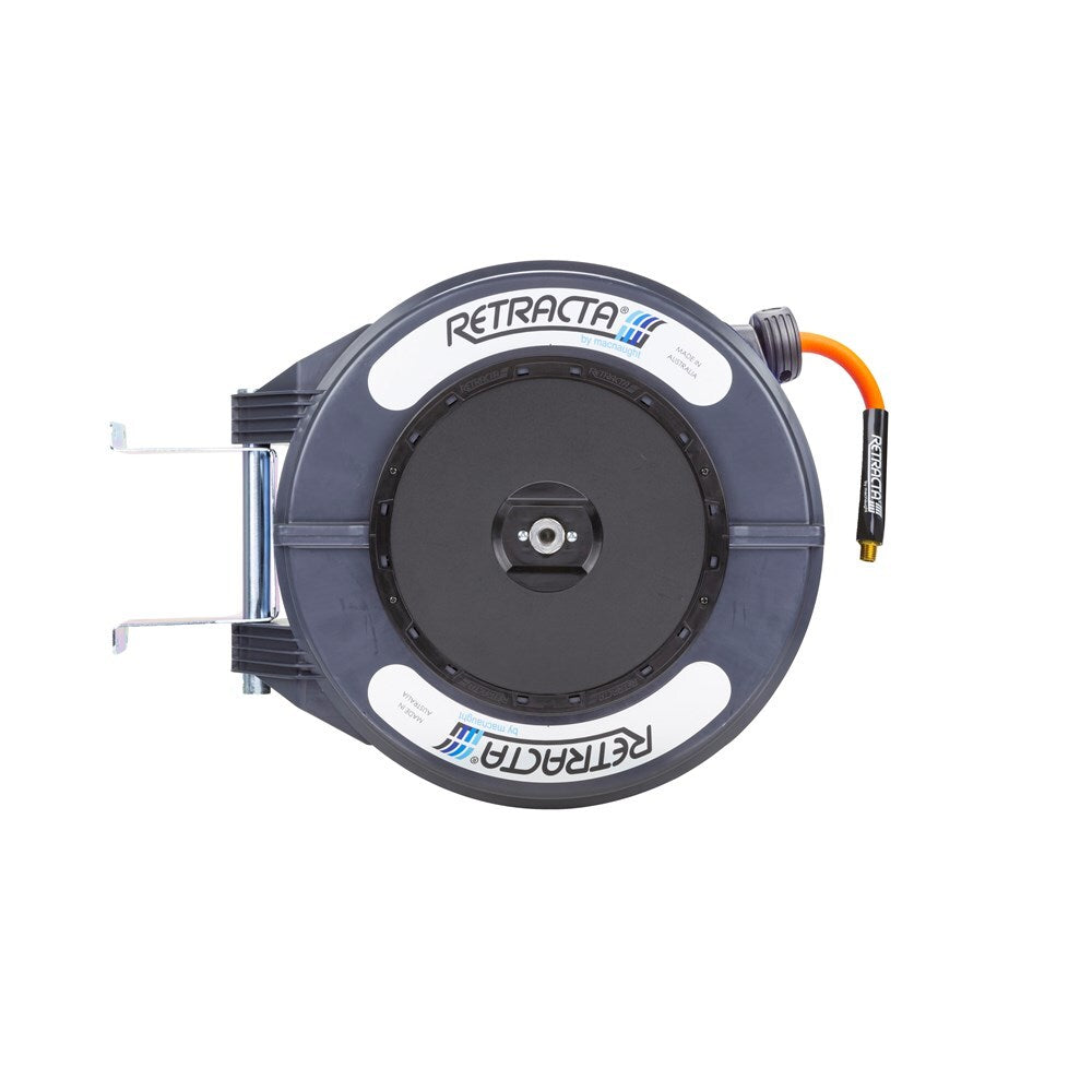 Retracta Flex R3 1/2" x 20m Air Hose Reel Dark Grey Case With Orange Hose