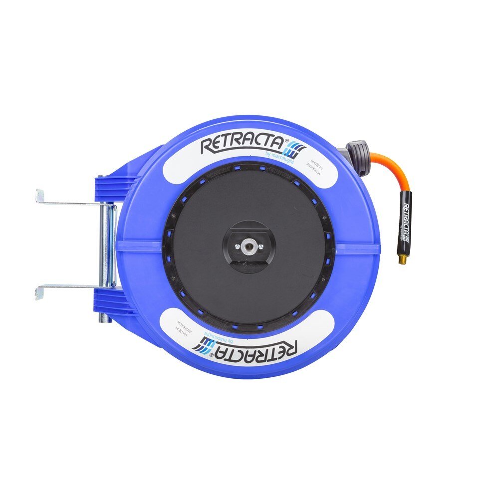 Retracta Flex R3 Air Hose Reel With Orange Hose - AIMS Industrial Supplies