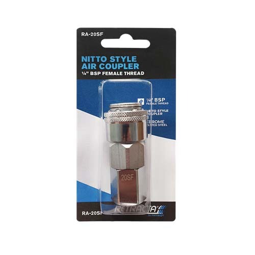 Retracta Nitto Style Coupler 1/4" BSP Female Air Fitting