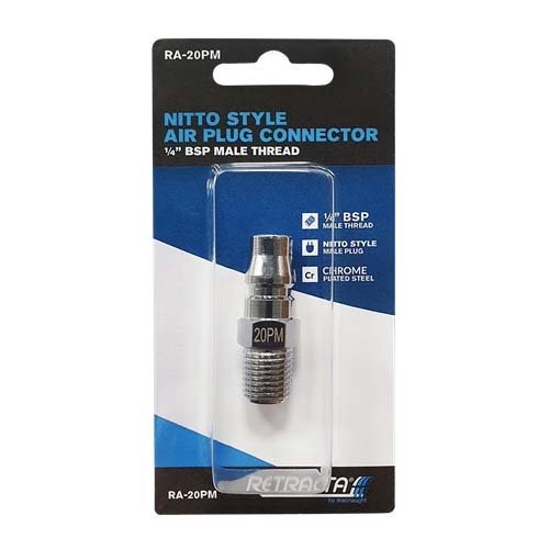 Retracta Nitto Style Plug Air Fitting - AIMS Industrial Supplies