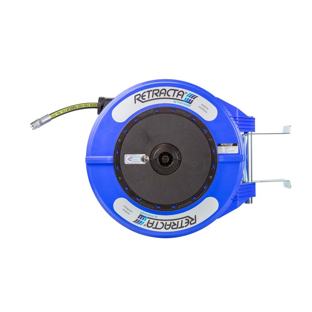 Retracta R3 1/2" x 15m Oil Hose Reel With RACR - Blue Case - AIMS Industrial Supplies