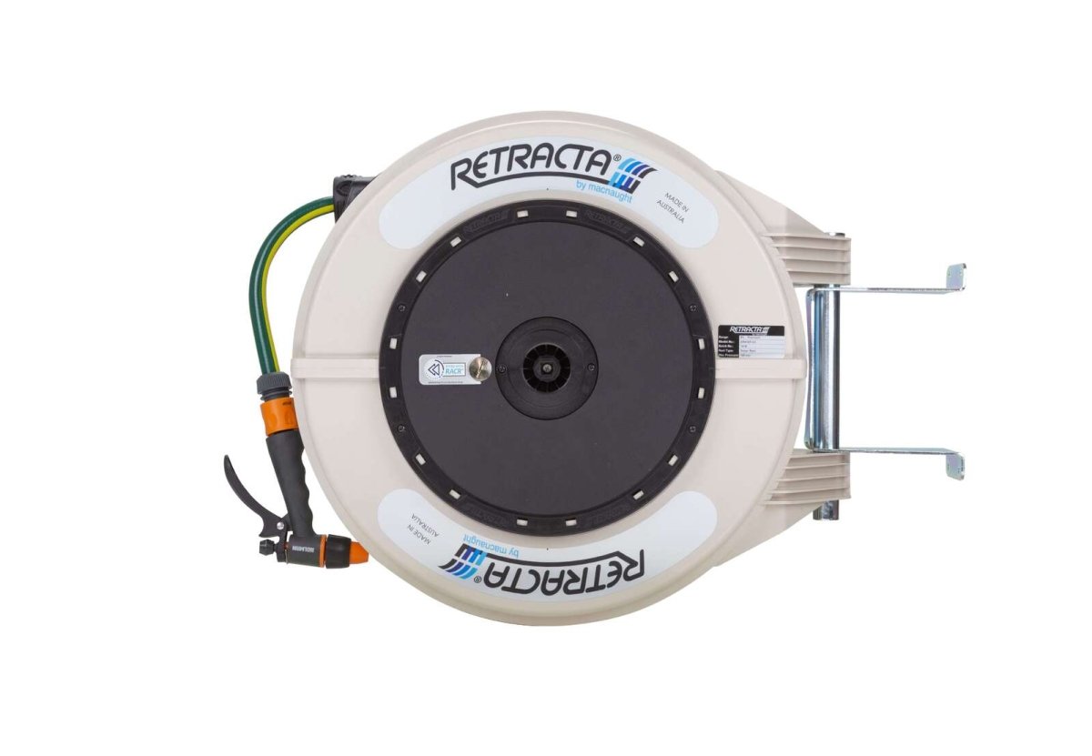 Retracta R3 1/2" x 18m Water Hose Reel with RACR DRC418P-03 - AIMS Industrial Supplies