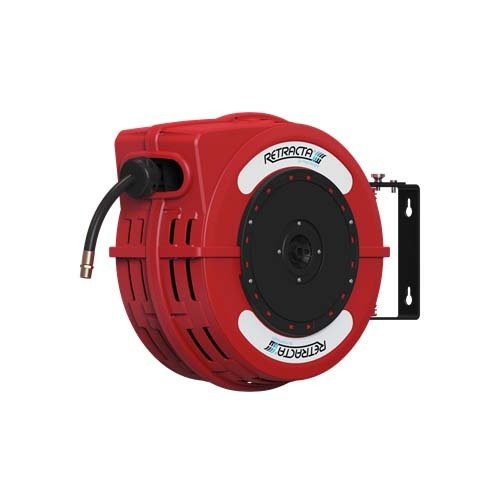 Retracta Weedicide/Pesticide Hose Reel (Red) 3/8" x 15m Hose - AIMS Industrial Supplies