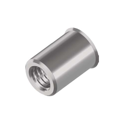 Right Hand Thread Rivet Nut - Small Flange - 304 Stainless Steel - AIMS Industrial Supplies