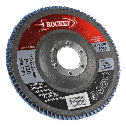 Rocket Flap Disc Suits Angle Grinder - AIMS Industrial Supplies