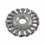 Rocket Steel Twist Knot Wheel 100mm x M22.2 U101.5 - AIMS Industrial Supplies