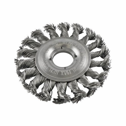 Rocket Steel Twist Knot Wheel 100mm x M22.2 U101.5 - AIMS Industrial Supplies