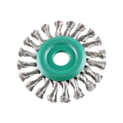 Rocket Steel Twist Knot Wheel 125 x 12mm x M22.2 - U125SS1