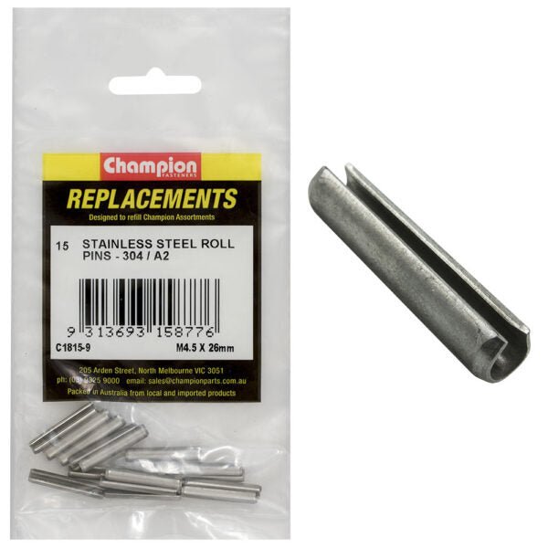 Roll Pin Metric Stainless Assortment Refill - AIMS Industrial Supplies