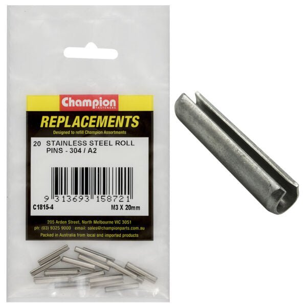 Roll Pin Metric Stainless Assortment Refill - AIMS Industrial Supplies