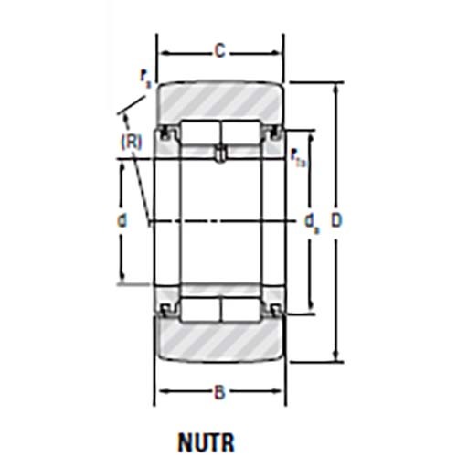 Roller Follower Full Comp Cylindrical Crowned Outer Ring2
