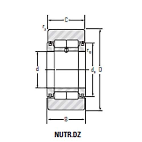 Roller Follower Full Complement Cylindrical Outer Ring - AIMS Industrial Supplies