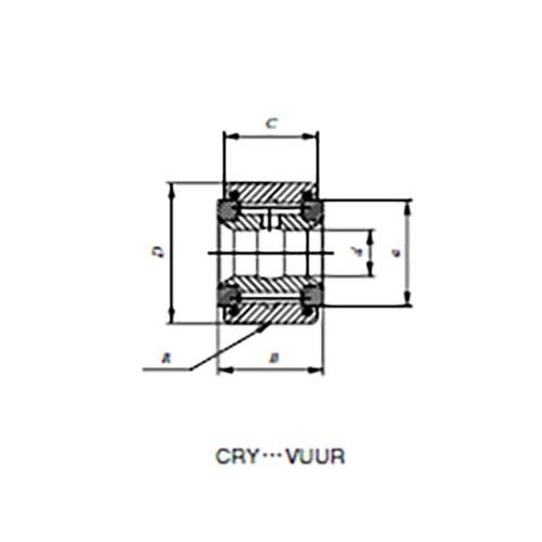 Roller Follower Non - Sep Complement Crowned Outer Ring - AIMS Industrial Supplies