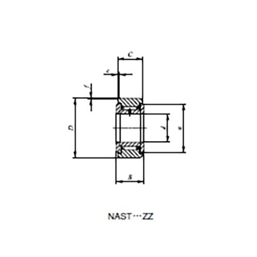 Roller Follower Separable w/IR ZZ Cylindrical Outer Ring2