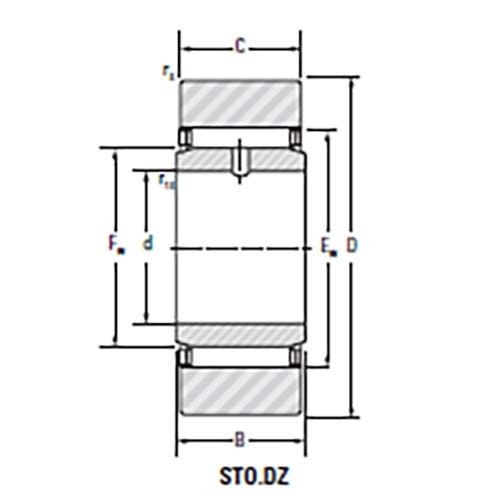 Roller Follower w/ Inner Ring Cylindrical Outer Ring - AIMS Industrial Supplies