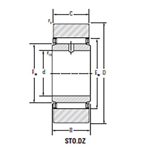 Roller Follower w/ Inner Ring Cylindrical Outer Ring2