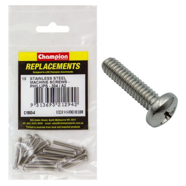 Round Head Machine Screw Assortment Refill - AIMS Industrial Supplies