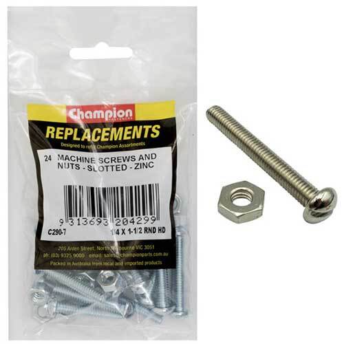 Round Head Slotted Machine Screw Assortment Refill - AIMS Industrial Supplies