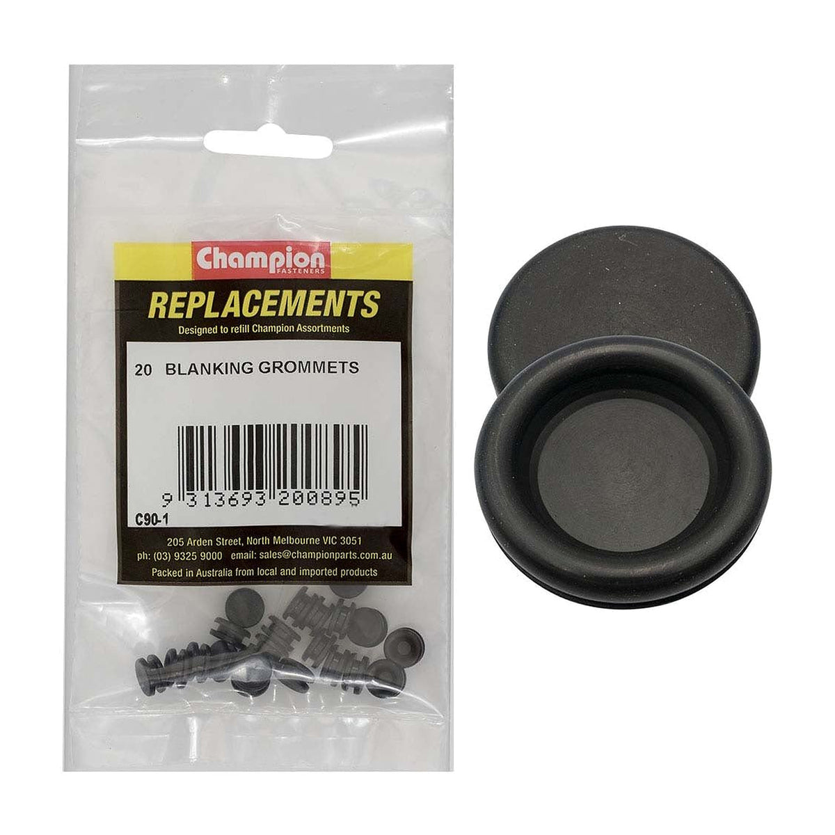 Rubber Blanking Grommet Assortment Refill