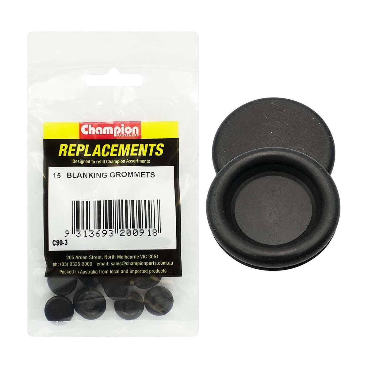 Rubber Blanking Grommet Assortment Refill