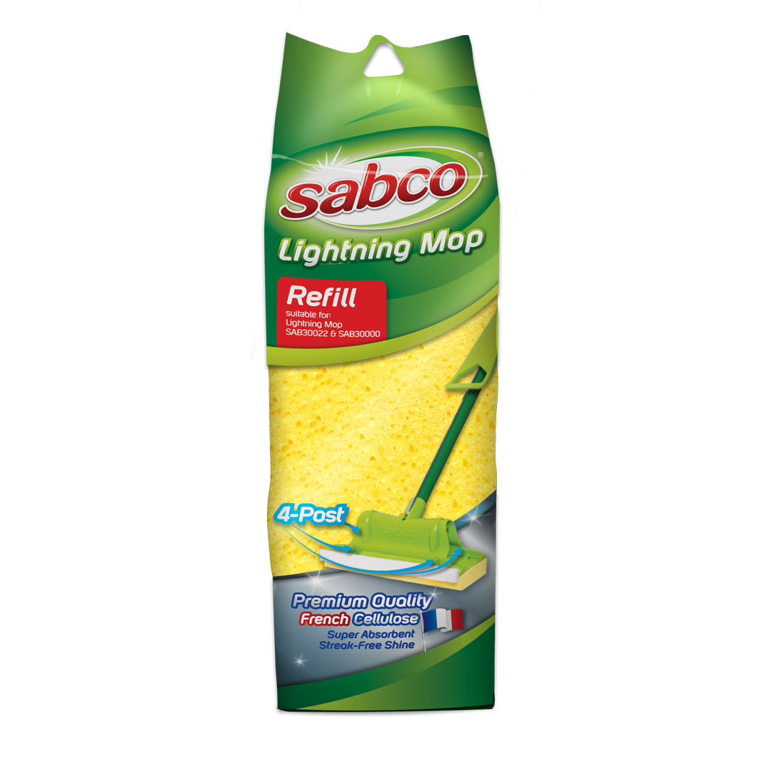 Sabco SAB3002 Lightning Sponge Mop Refill Single Pack1