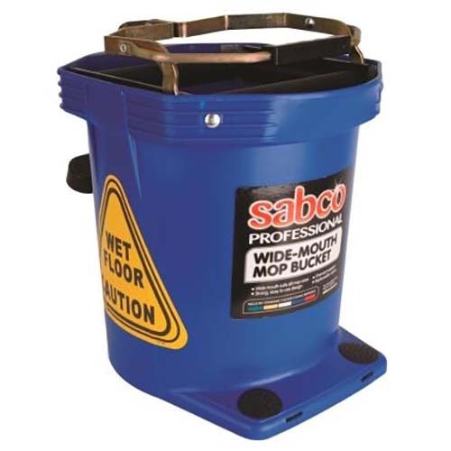 Sabco SAB37023 Wide Mouth Mop Bucket Blue 16L - AIMS Industrial Supplies