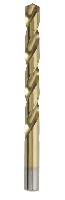 Saber 10.5mm TiN Coated M2-HSS Jobber Drill Bit - 8010-10.50, Pack of 5