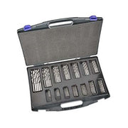 Saber 105 Pieces Bright HSS Jobber Drill Assortment in ABS Plastic Case - AIMS Industrial Supplies