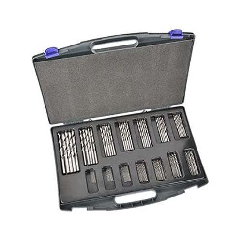 Saber 105 Pieces Bright HSS Jobber Drill Assortment in ABS Plastic Case - AIMS Industrial Supplies
