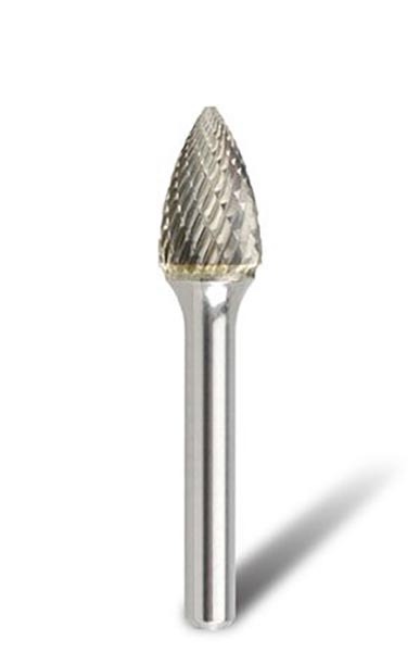Saber 1/4" SG-1 Tree Pointed Nose Burr - 8020-SG1